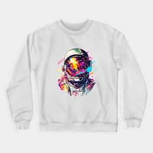 Astronaut Spaceman World Beauty Discovery Adventure Crewneck Sweatshirt